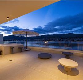 Selection of 5 bedroom seafront villas with pool on Ciovo near Trogir, sleeps 10